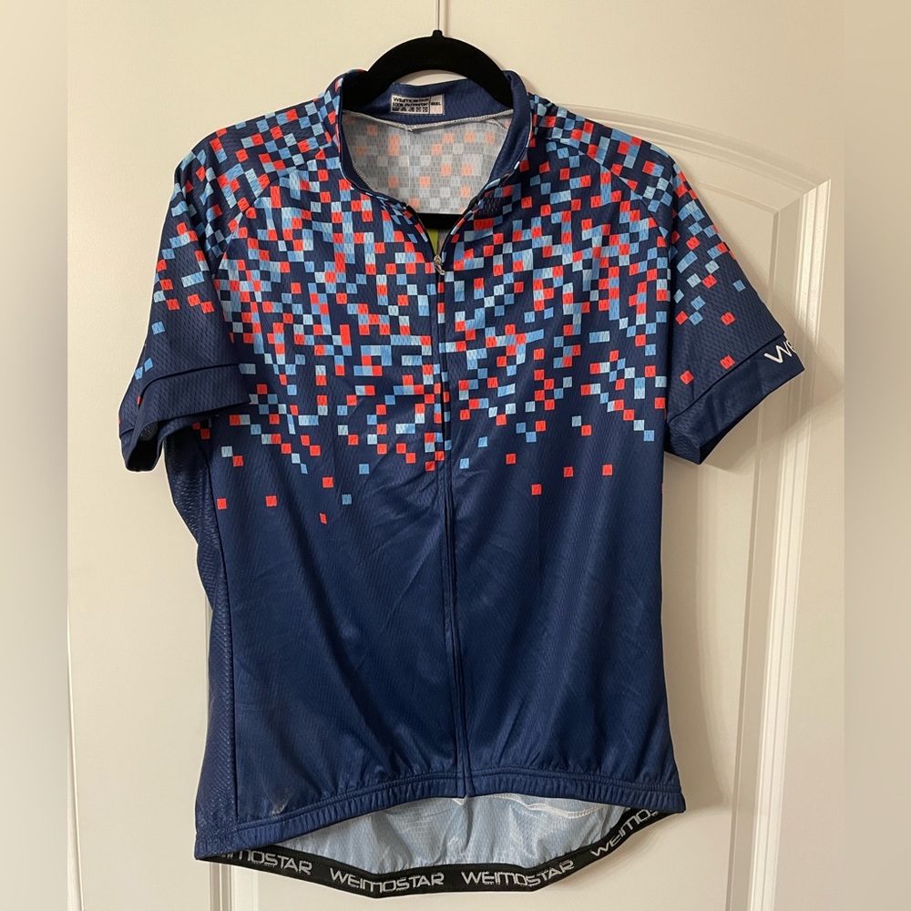 Women's Blue Cycling Jersey